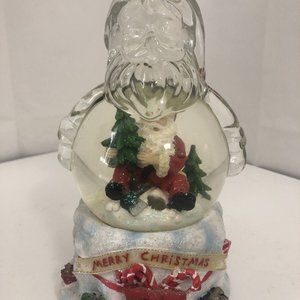 Santa Claus Glass Musical Water Globe